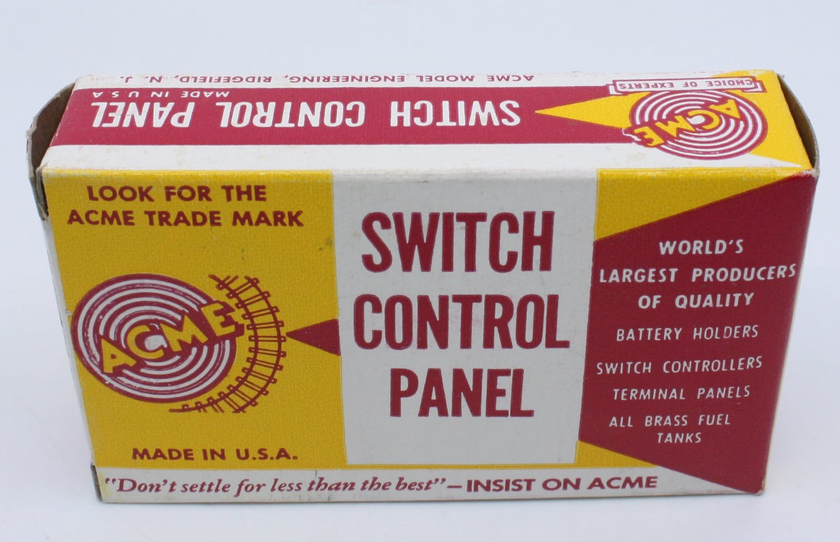 Acme 498 HO Scale Switch Control Panel For 1 Switch