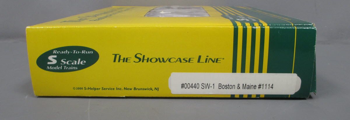 S-Helper 00440 S Gauge Boston & Maine SW-1 Diesel Switcher #1114 LN/Box