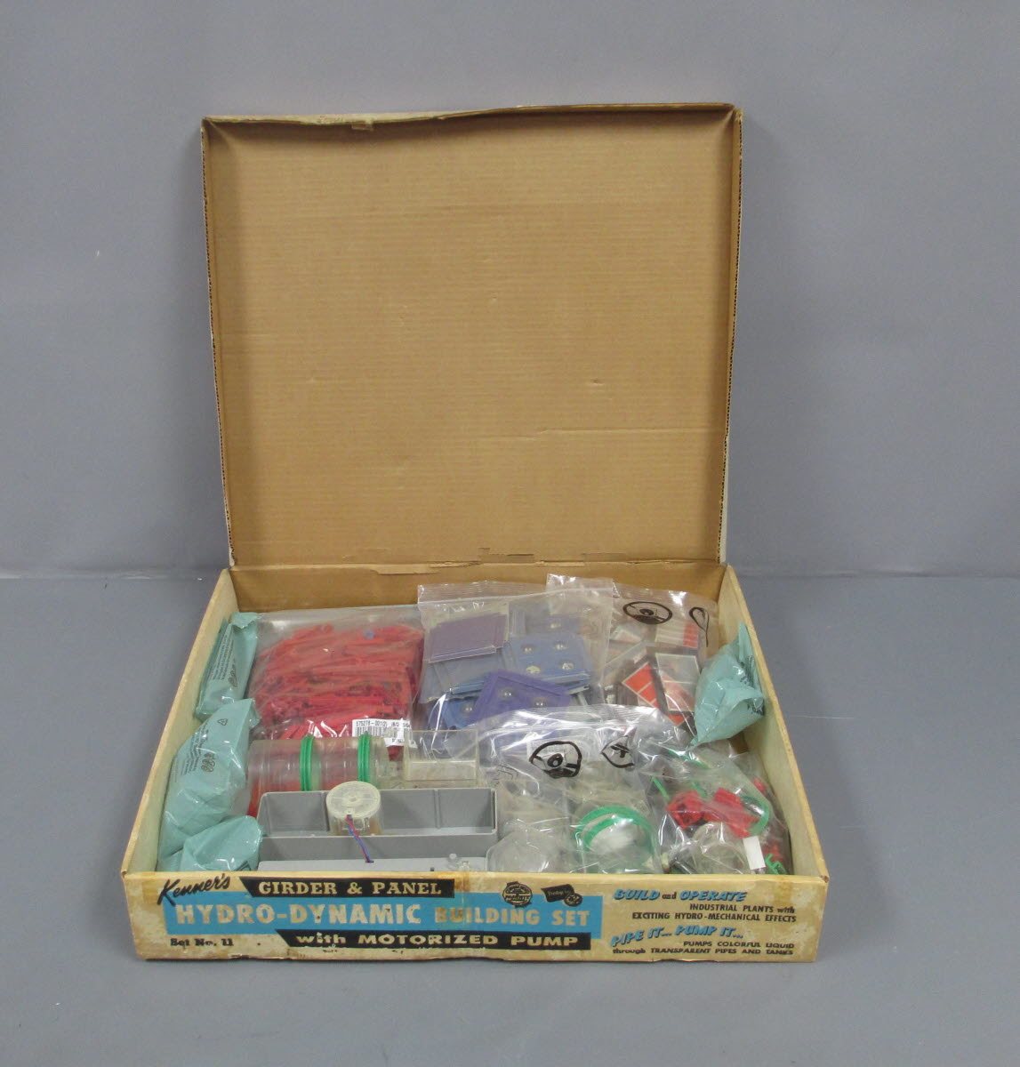 Kenner 11 Girder & Panel Hydor-Dynamic Building Set w/ Motorized Pump VG/Box