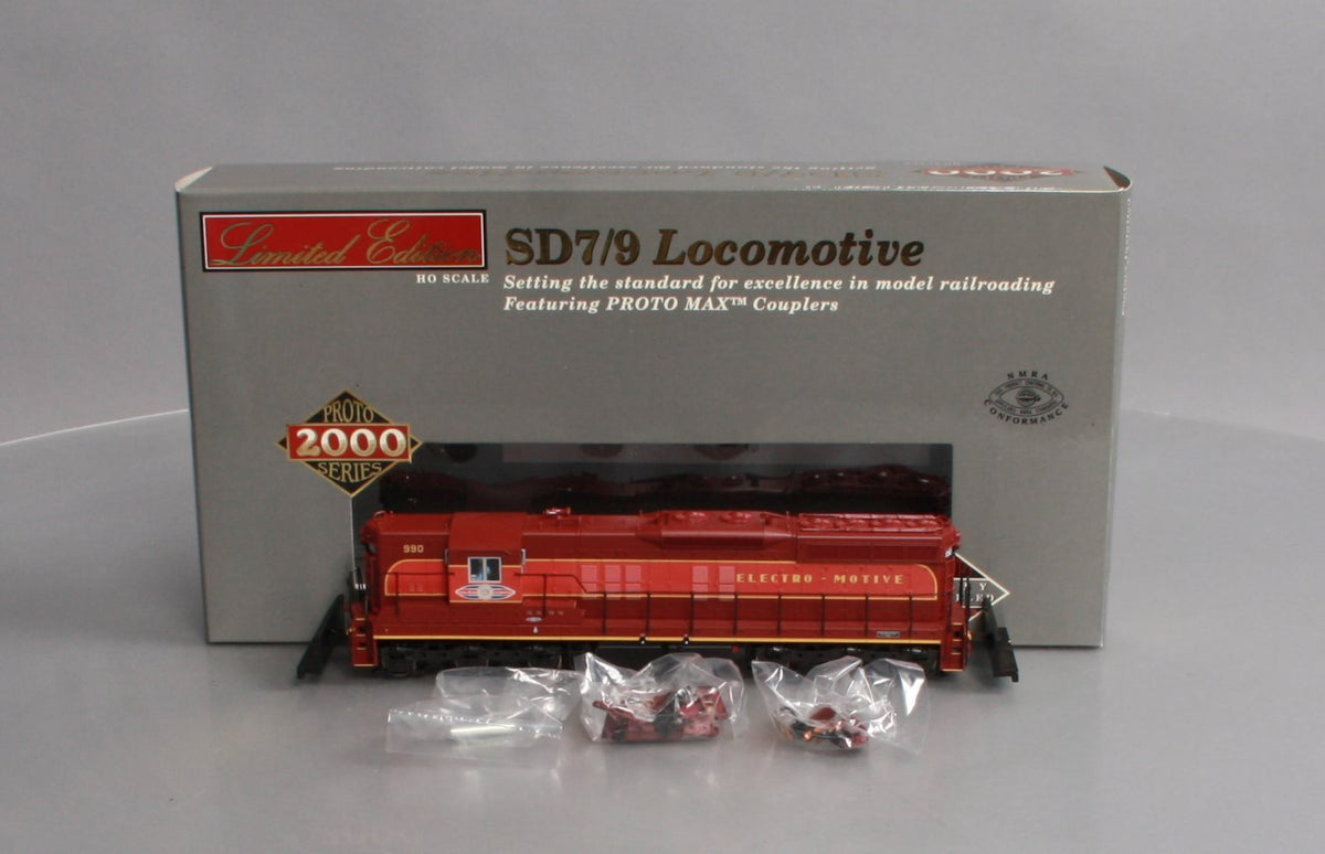 Proto 2000 920-47727 HO Scale EMD SD7/9 Diesel Locomotive #990 with Sound & DCC LN/Box