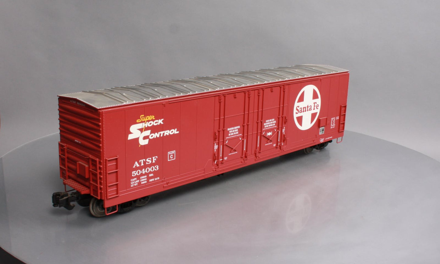 Aristo-Craft 50002 ATSF 53' Evans Double Door Boxcar #504003 - Metal Wheels