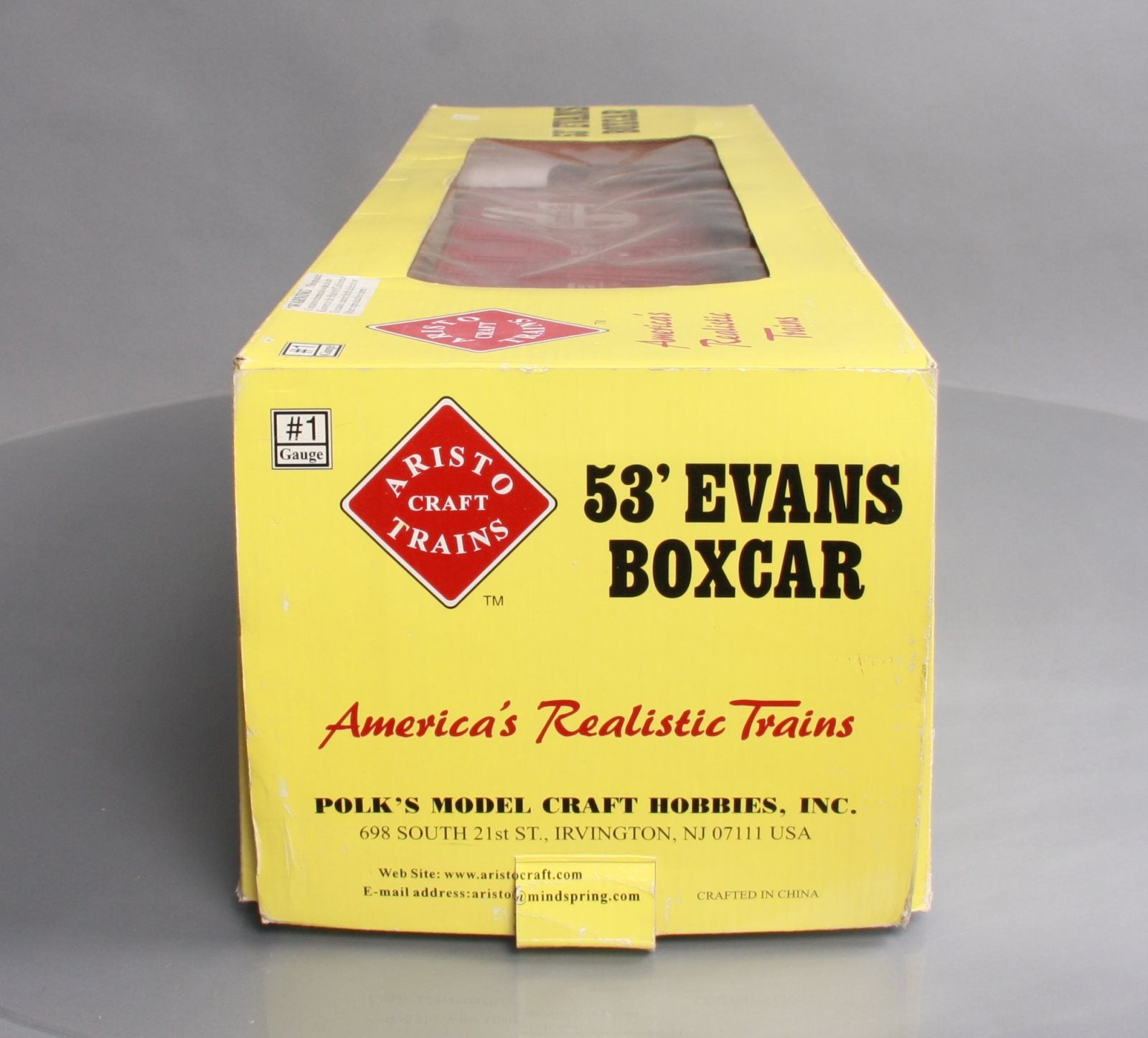 Aristo-Craft 50002 ATSF 53' Evans Double Door Boxcar #504003 - Metal Wheels