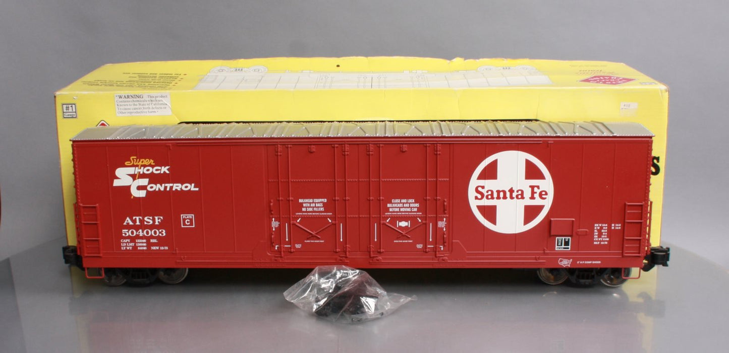 Aristo-Craft 50002 ATSF 53' Evans Double Door Boxcar #504003 - Metal Wheels