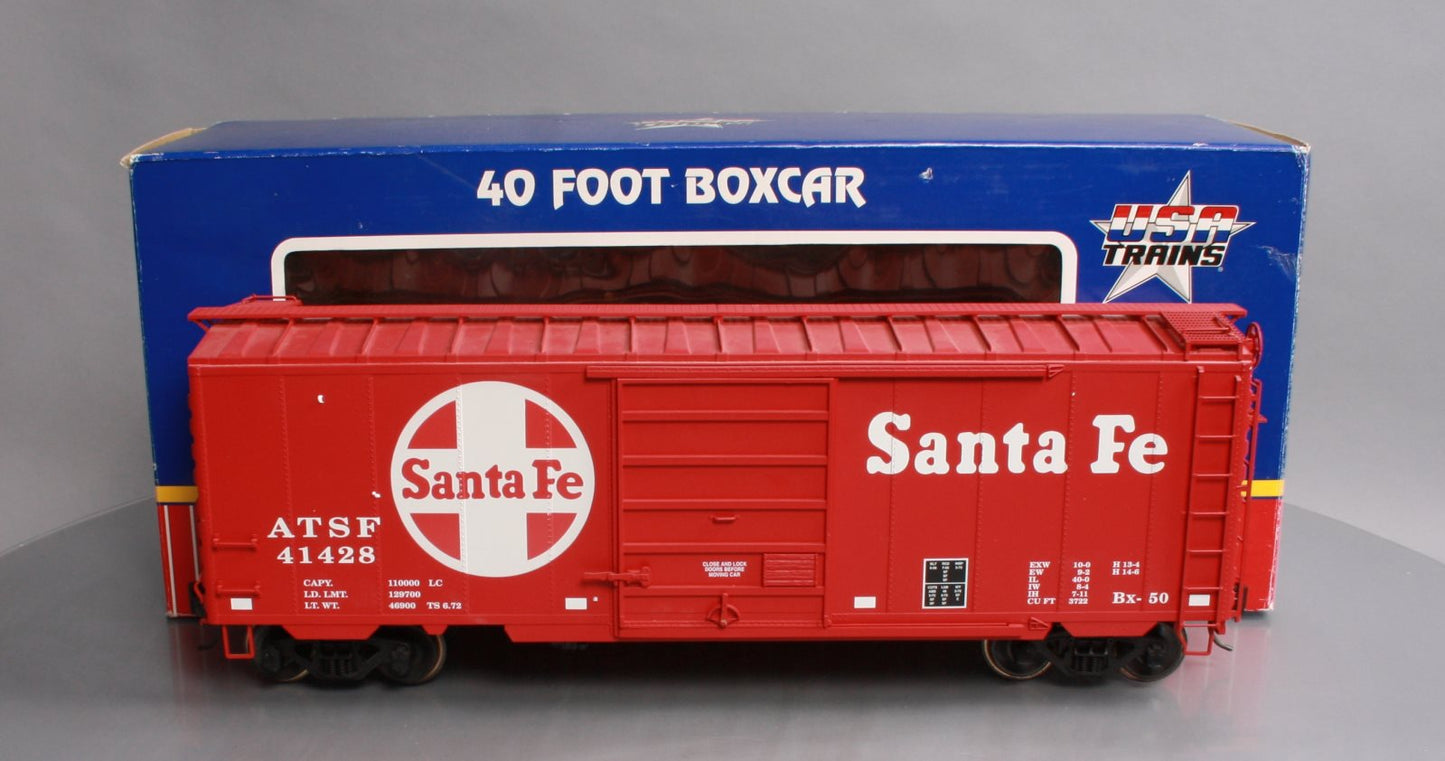 USA Trains 19200B G Santa Fe 40' Boxcar - Metal Wheels