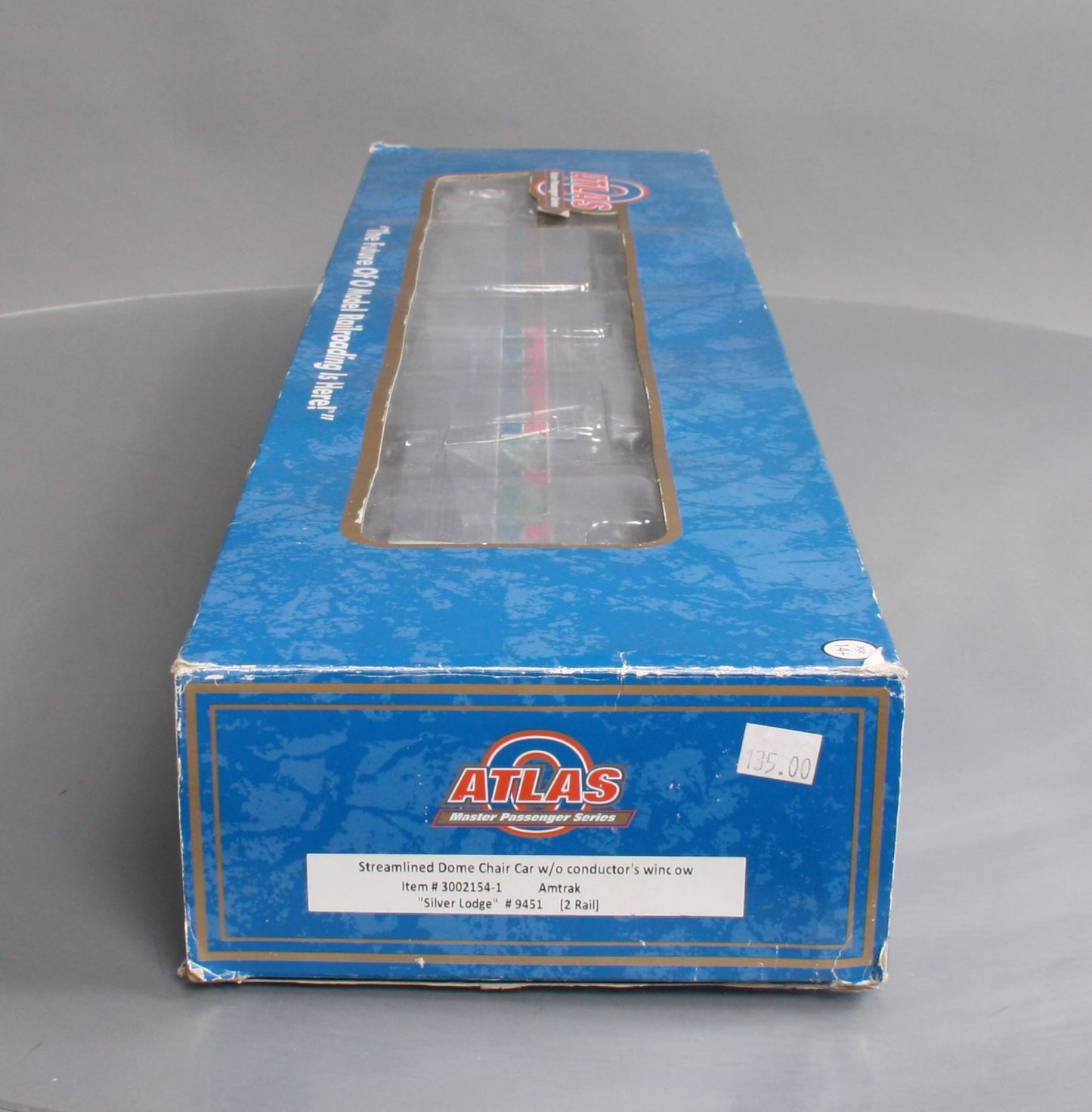 Atlas 30021541-1 Amtrak Streamlined Dome Chair Car w/o Conductor's Window