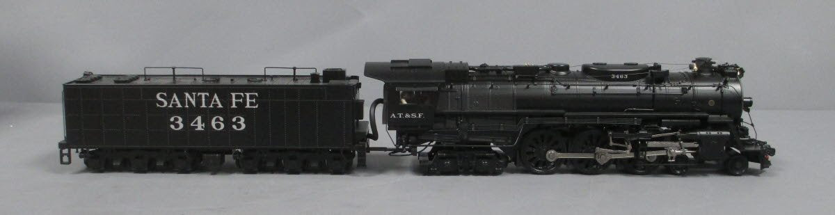 MTH 20-3135-2 O Scale  Santa Fe 4-6-4 Steam Locomotive #3463 w/PS3 (2-Rail) EX/Box