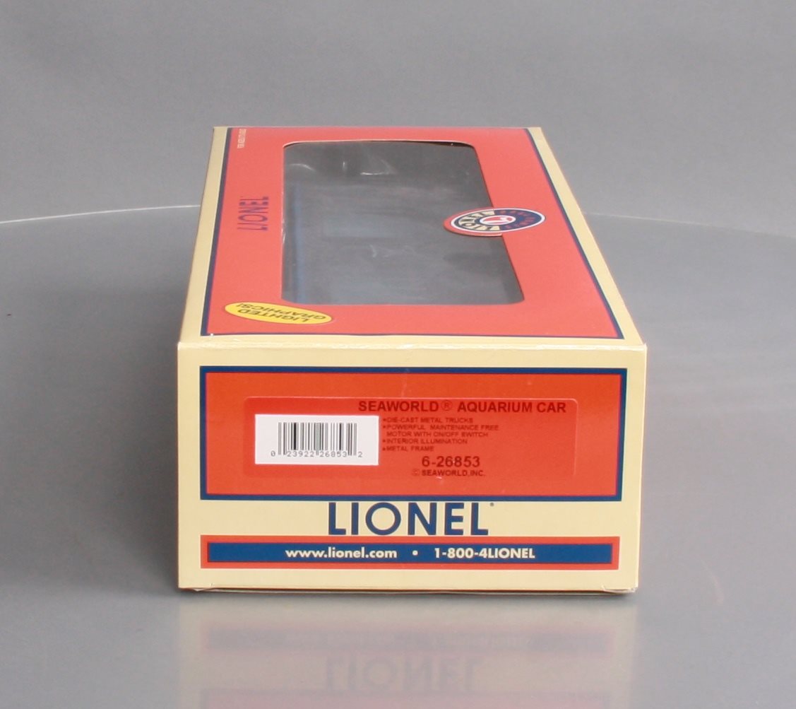Lionel 6-26853 O Gauge SeaWorld® Aquarium Car LN/Box