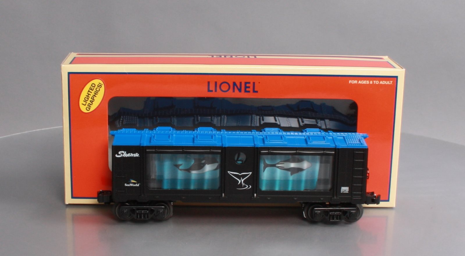 Lionel 6-26853 O Gauge SeaWorld® Aquarium Car LN/Box