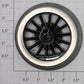 Lionel 400E-95 Black Spoked 2-3/4" Std. Gauge Steam Loco Plain Wheel
