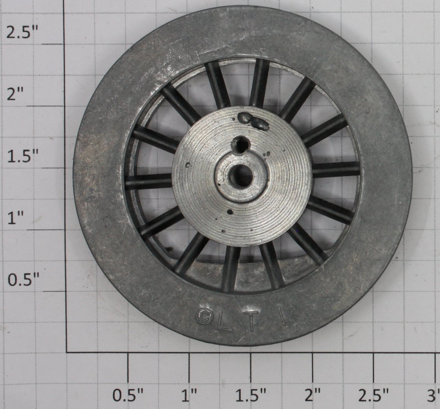 Lionel 400E-95 Black Spoked 2-3/4" Std. Gauge Steam Loco Plain Wheel