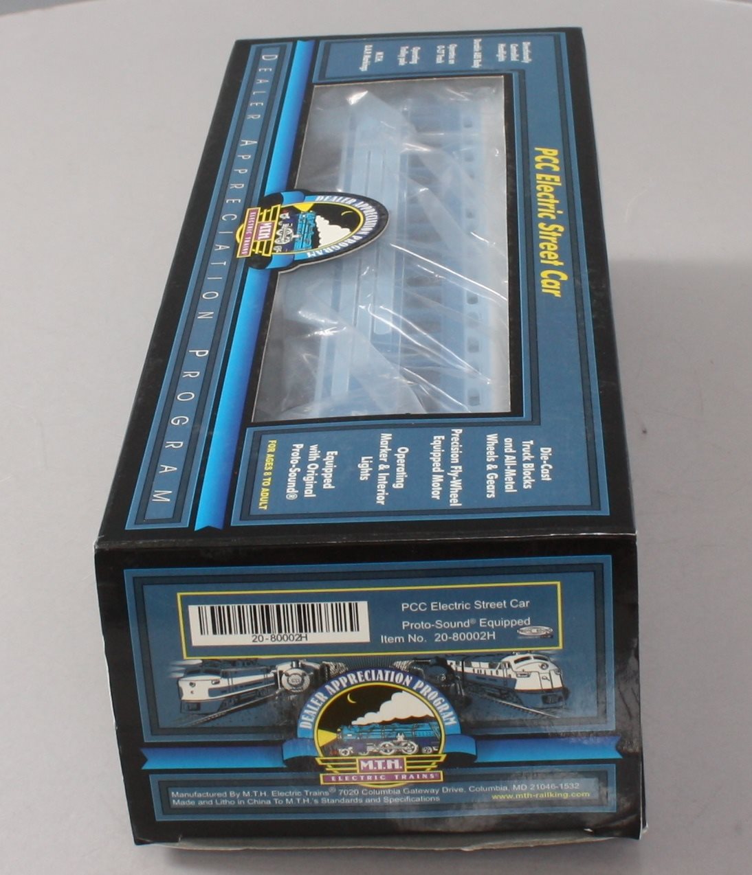 MTH 20-80002H O Gauge PCC Electric Street Car w/PS1 #2000-DAP NIB