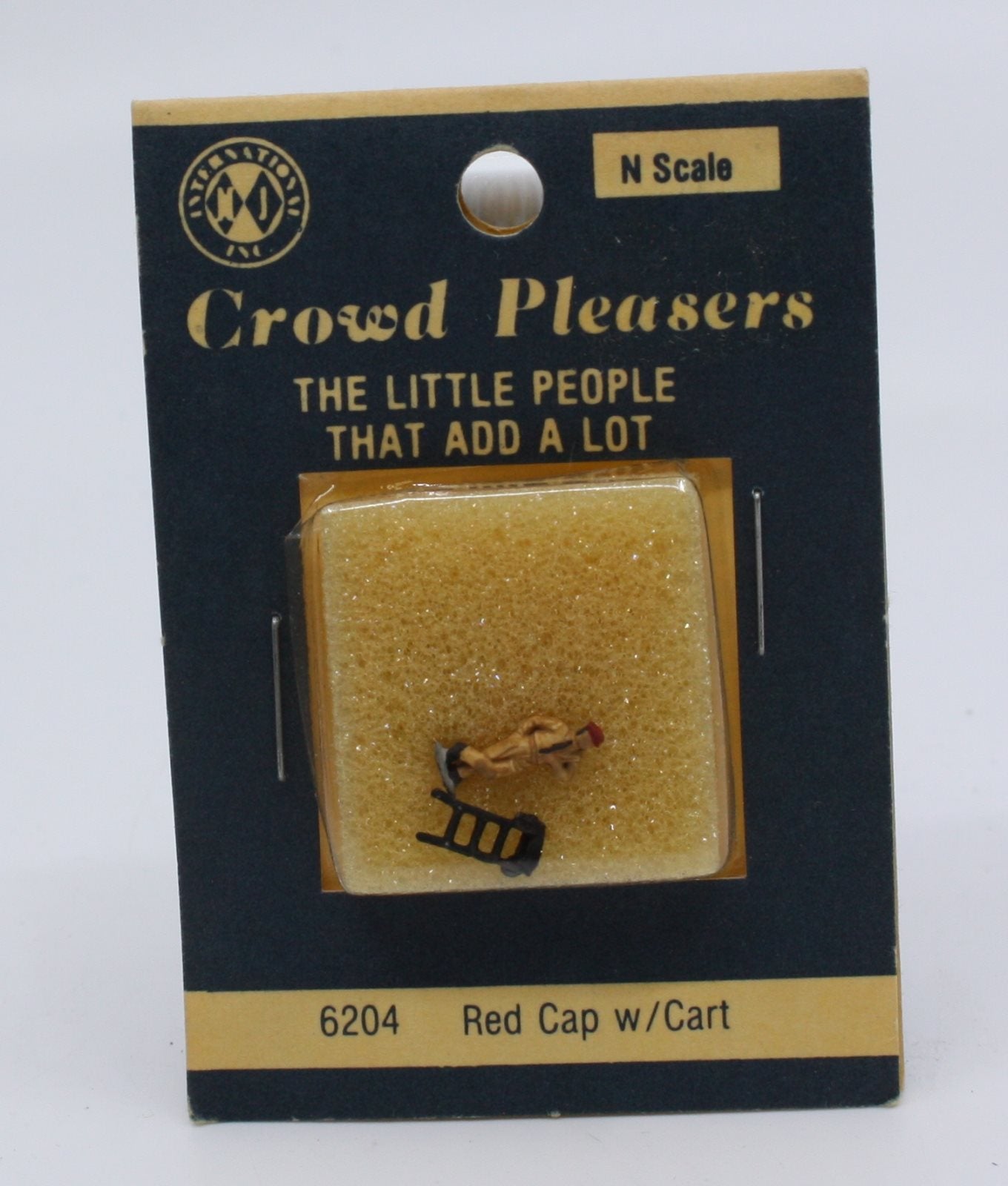 NJ International 6204 N Crowd Pleasers Red Cap with Cart Figure