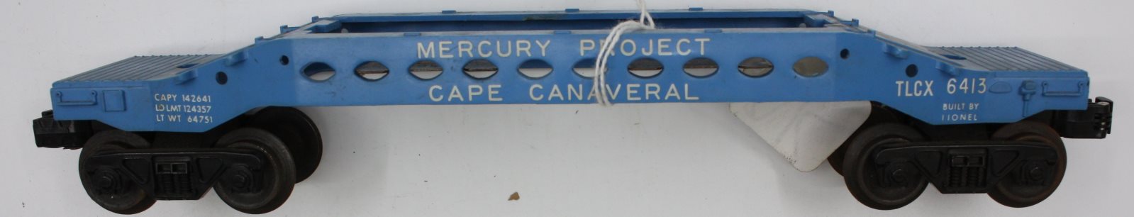 Lionel 7749-58 Merc Project Cape Canaveral Capsule Carrying Car Assembly #6413