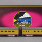 MTH 20-6638 O UP 70' Streamlined Sleeper/Diner Passenger Car Set (Set of 2) EX/Box