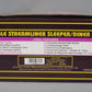 MTH 20-6638 O UP 70' Streamlined Sleeper/Diner Passenger Car Set (Set of 2) EX/Box