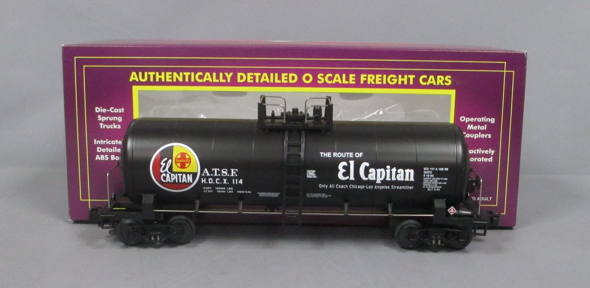 MTH 20-96039 O Santa Fe TTOS 2001 South West Division Single Dome Tank Car #114 NIB