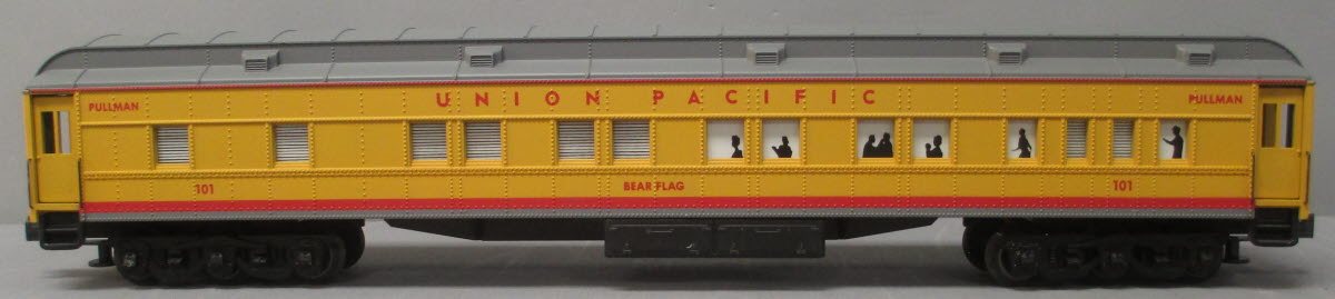 K-Line 101 O Union Pacific "Bear Flag" 18" Heavyweight  Pullman Car #101 LN/Box