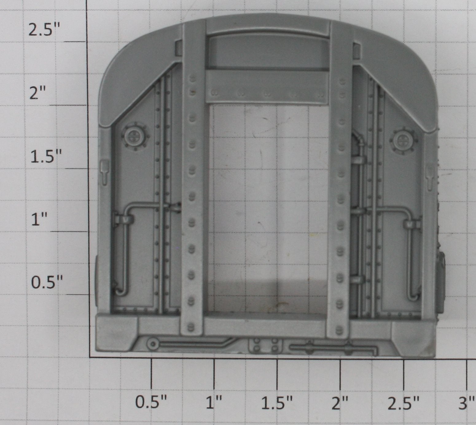 Lionel 2532-42 Unpainted Passenger Car Vestibule End without Inner Door