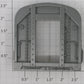 Lionel 2532-42 Unpainted Gray Vestibule End without Inner Door