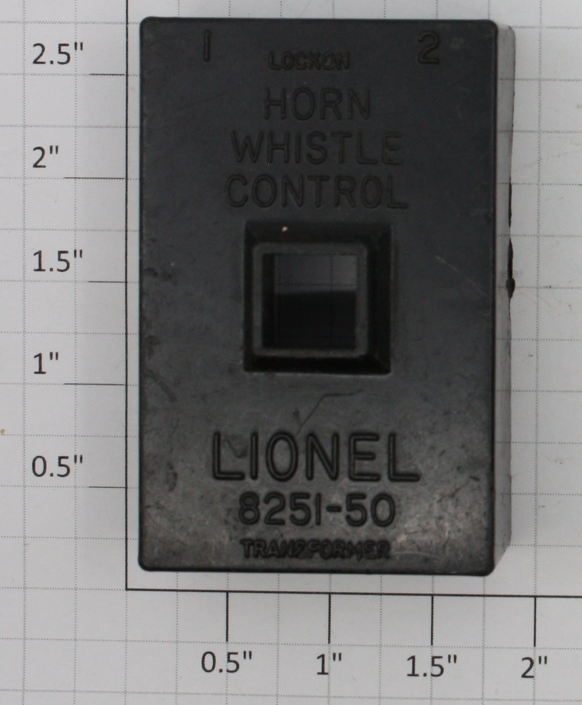 Lionel 8251-54 O Gauge Black Horn/Whistle Control Housing Shell
