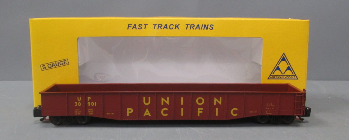 American Models 4418 S Gauge Union Pacific 52' Gondola #30901 (Hi-Rail) LN/Box