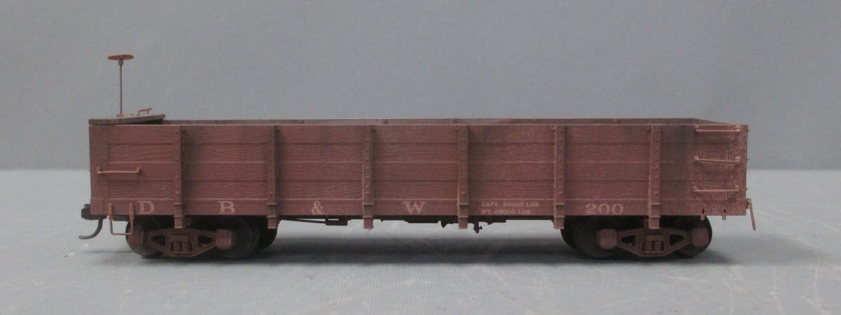 Micro-Trains 86000021 HOn30 Scale DB&W 30' Gondola Car #200- Weathered LN/Box