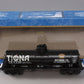 Atlas 3003828-1 O Gauge Tiona Refining Co. 8,000 Gallon Tank Car #216 (3-Rail) LN/Box