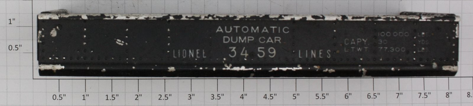 Lionel 3459-2X Ore Dump Car Tray without Door