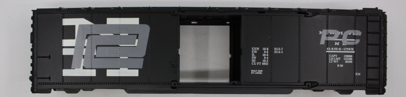 Lionel 7742-2X Shell / #6464-4A2 New Haven PC Boxcar Shell