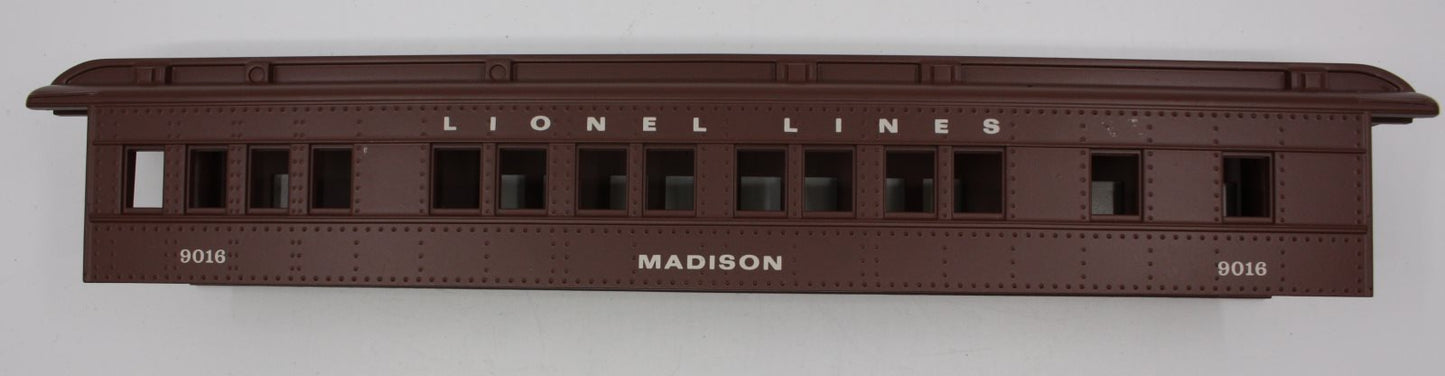 Lionel 9016-X Madison Passenger Coach Body Shell