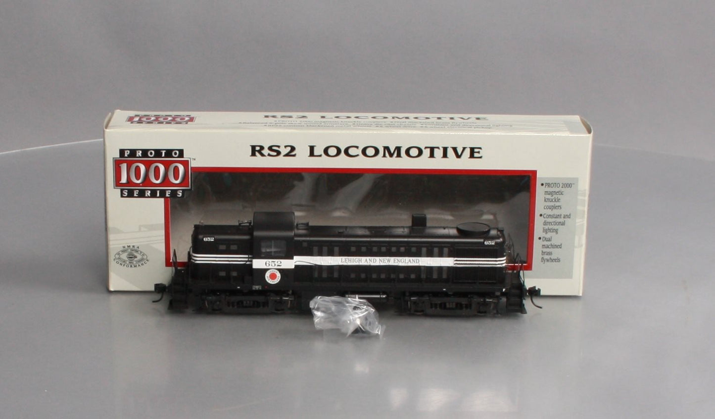 Proto 1000 31275 HO Scale Lehigh & New England #652 RS2 Diesel Locomotive LN/Box