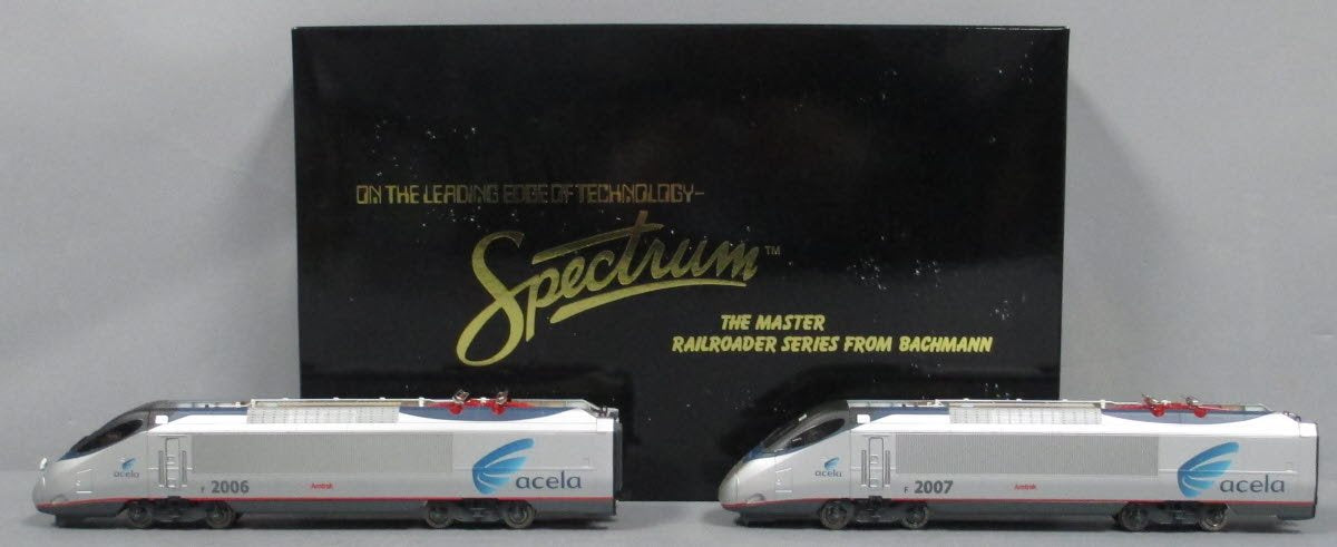 Bachmann Spectrum 81949 HO Amtrak Acela Express Electric Locomotive Set EX/Box