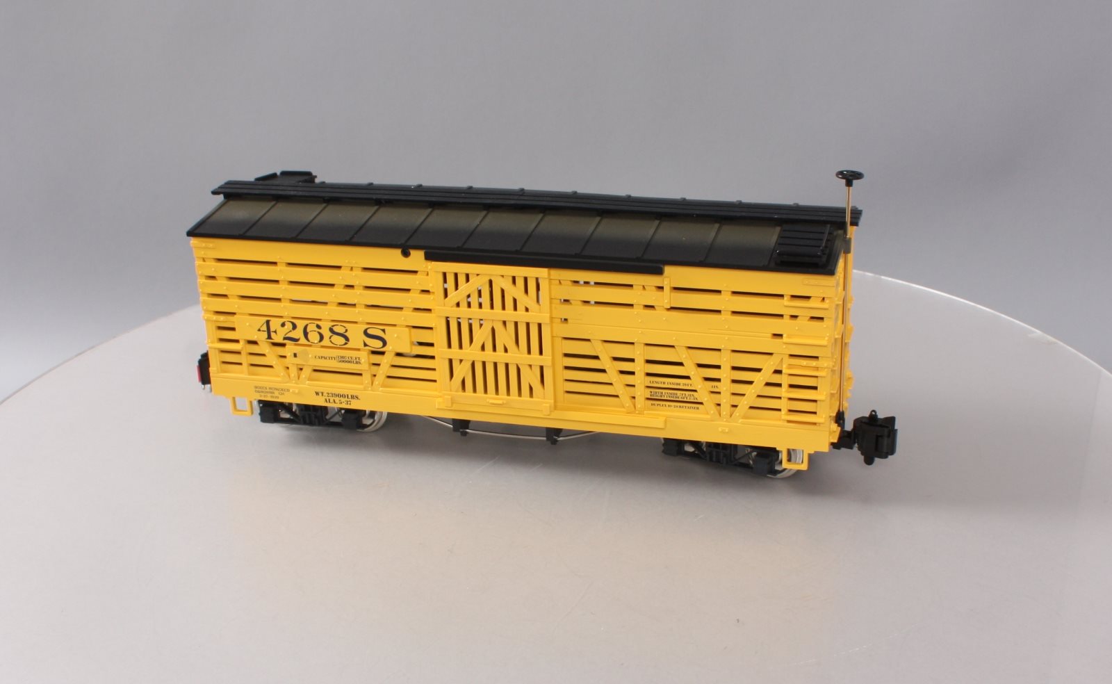 LGB 42682 G Scale D&RGW Stock Car w/Cattle Sound (Metal Wheels) LN/Box