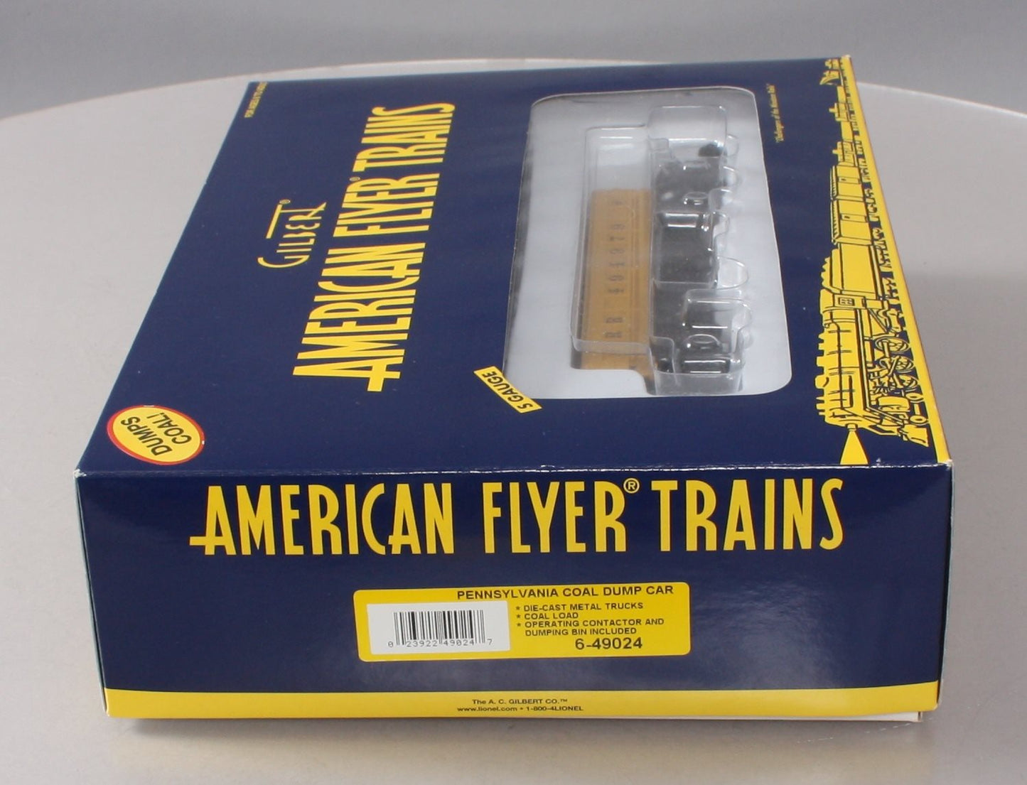American Flyer 6-49024 S Scale Pennsylvania Coal Dump Car #494979 EX/Box