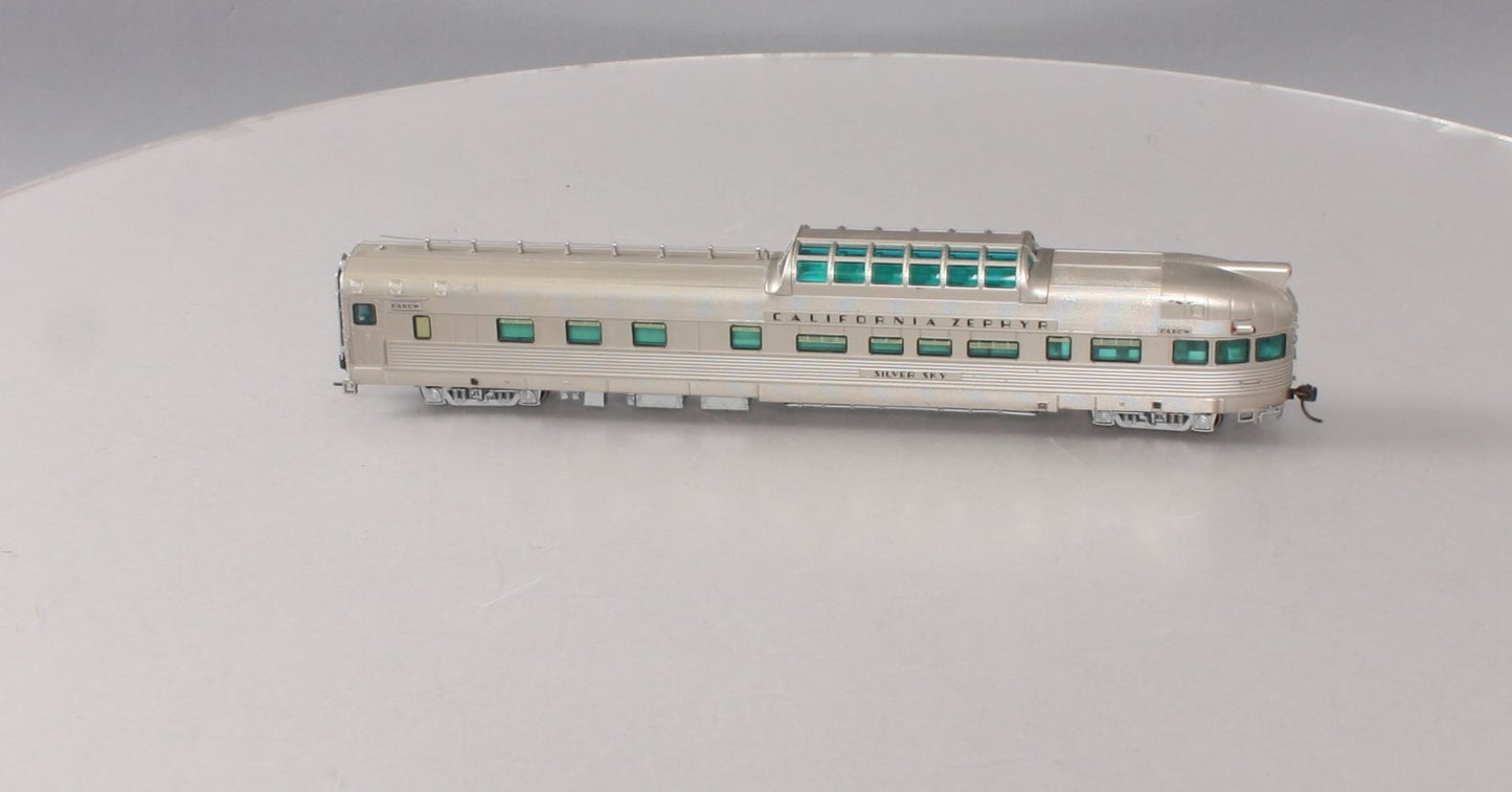 Broadway Limited 522 HO D&RGW "Silver Sky" CZ Vista Dome-Buffet #1145