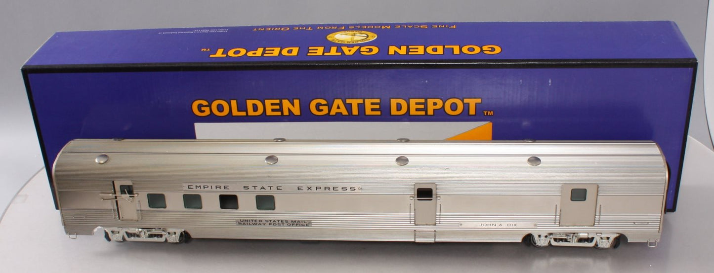 Golden Gate Depot O Scale Aluminum NYC Empire State Express "John A. Dix" Bagga EX/Box