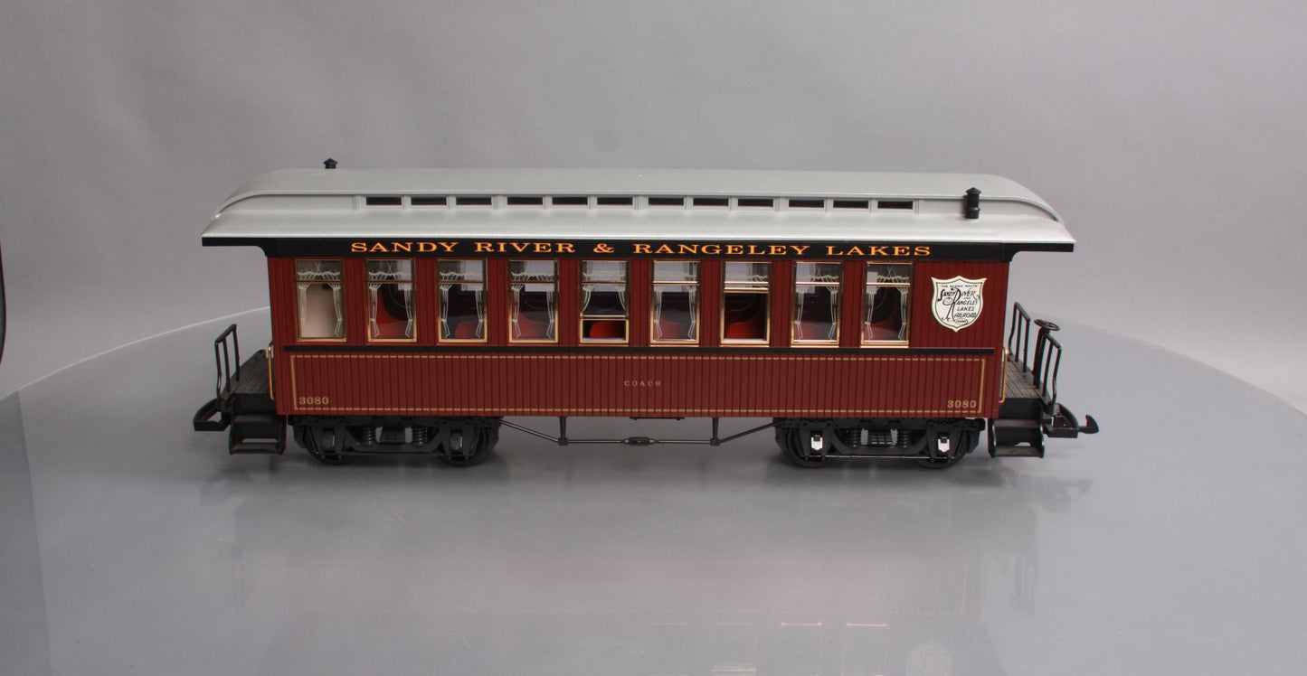 LGB 33800 G Gauge Sandy River & Rangeley Lakes Coach Car #3080 LN/Box
