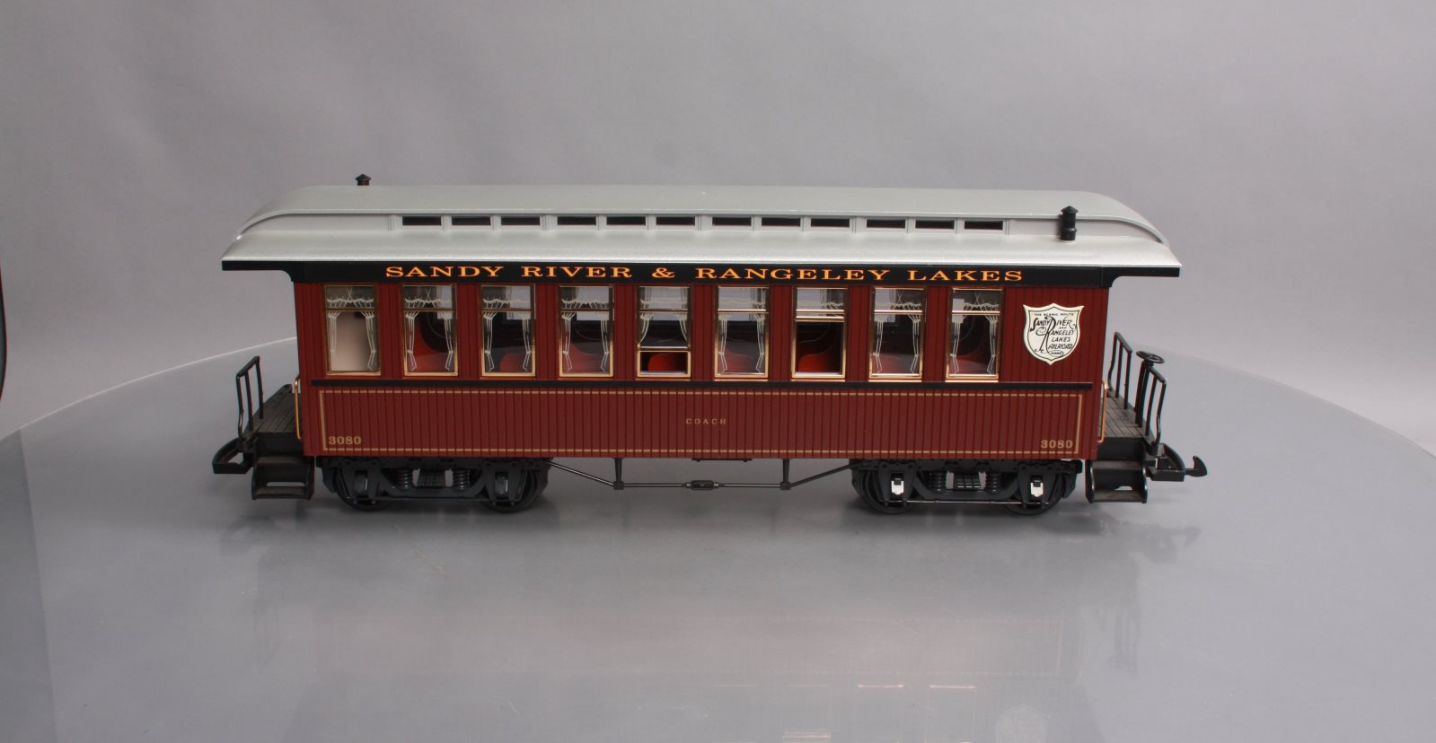 LGB 33800 G Gauge Sandy River & Rangeley Lakes Coach Car #3080 LN/Box