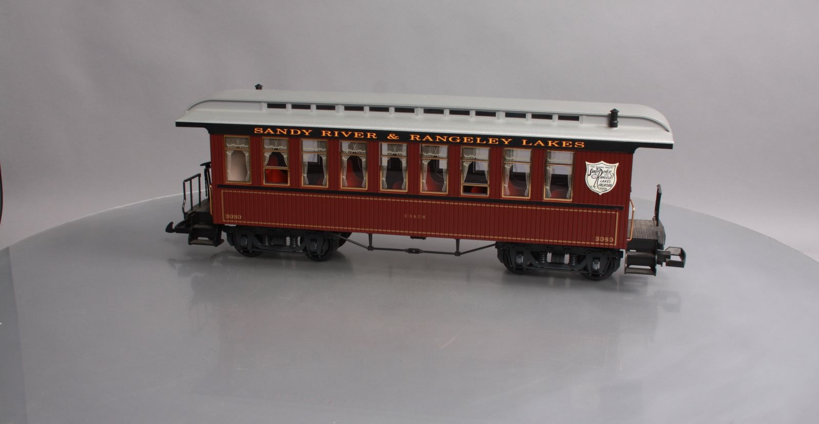 LGB 33800 G Gauge Sandy River & Rangeley Lakes Coach Car #3080 LN/Box