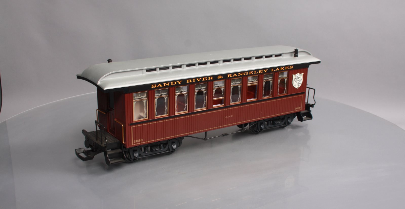 LGB 33800 G Gauge Sandy River & Rangeley Lakes Coach Car #3080 LN/Box