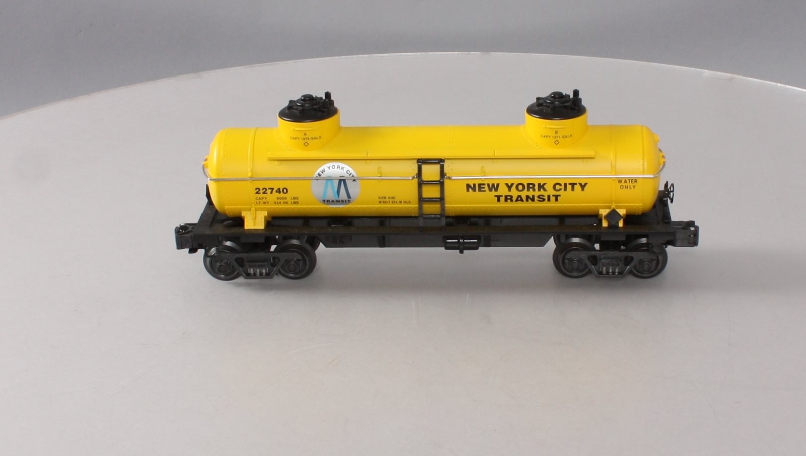 K-Line K635-8015 New York City Transit Double Dome Tank Car LN/Box