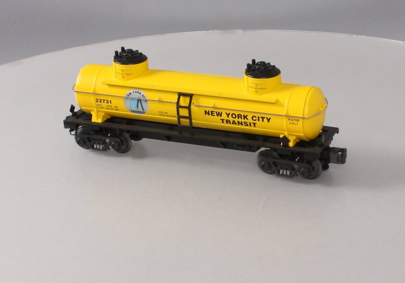 K-Line K635-8015 New York City Transit Double Dome Tank Car #22731 LN/Box