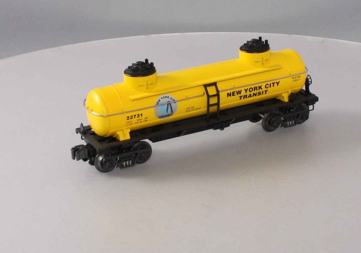 K-Line K635-8015 New York City Transit Double Dome Tank Car #22731 LN/Box