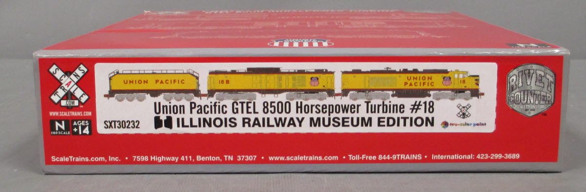Scale Trains SXT30232 Union Pacitic GTEL 8500 Horsepower Turbine #18 LN/Box