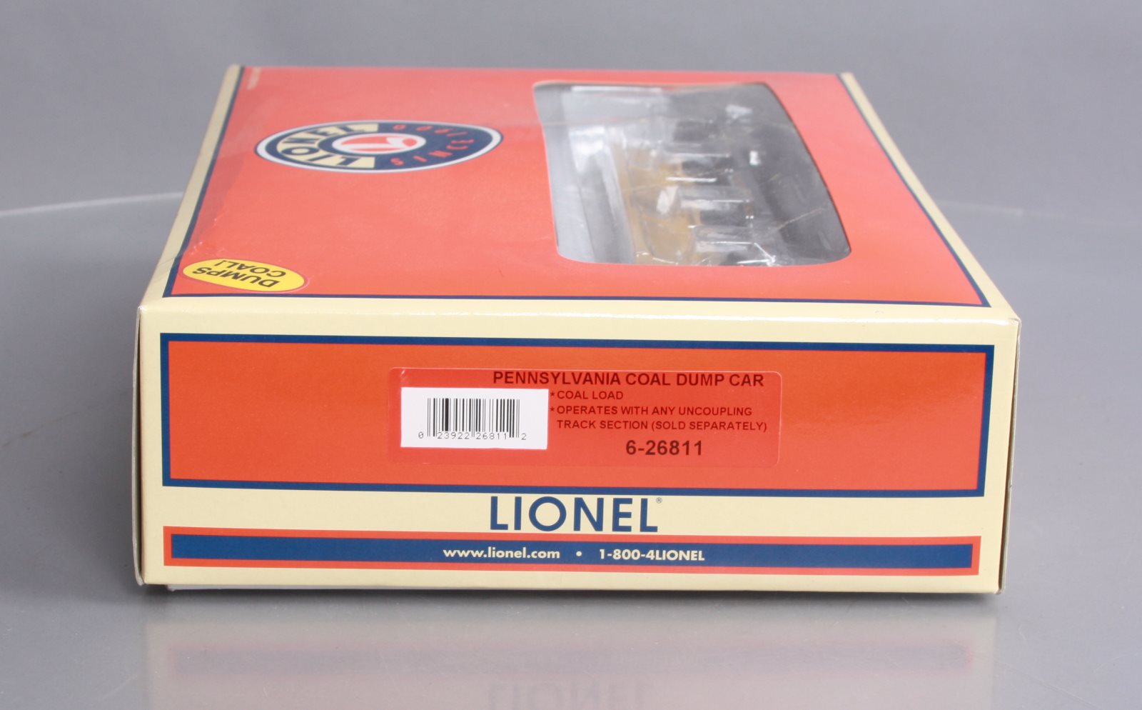 Lionel 6-26811 O Gauge Pennsylvania Coal Dump Car EX/Box