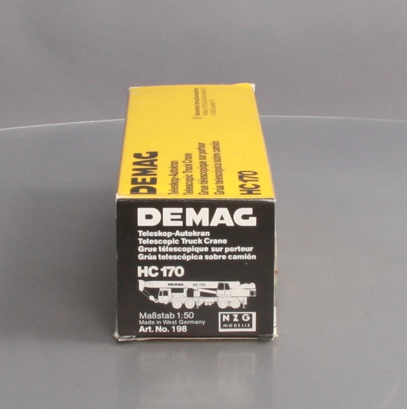 NZG 198 Die-Cast 1:50 Scale DEMAG HC 170 Telescopic Truck Crane NIB