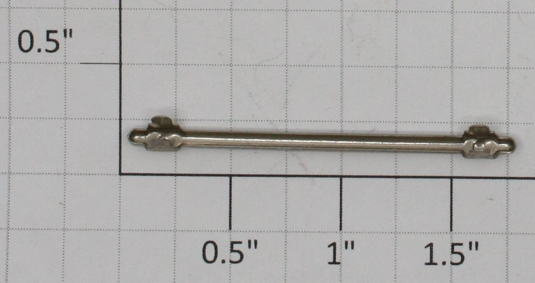 Lionel 257T-2 O Gauge Prewar Nickel 1-3/4" Long Tender Handrail #257T, 262T
