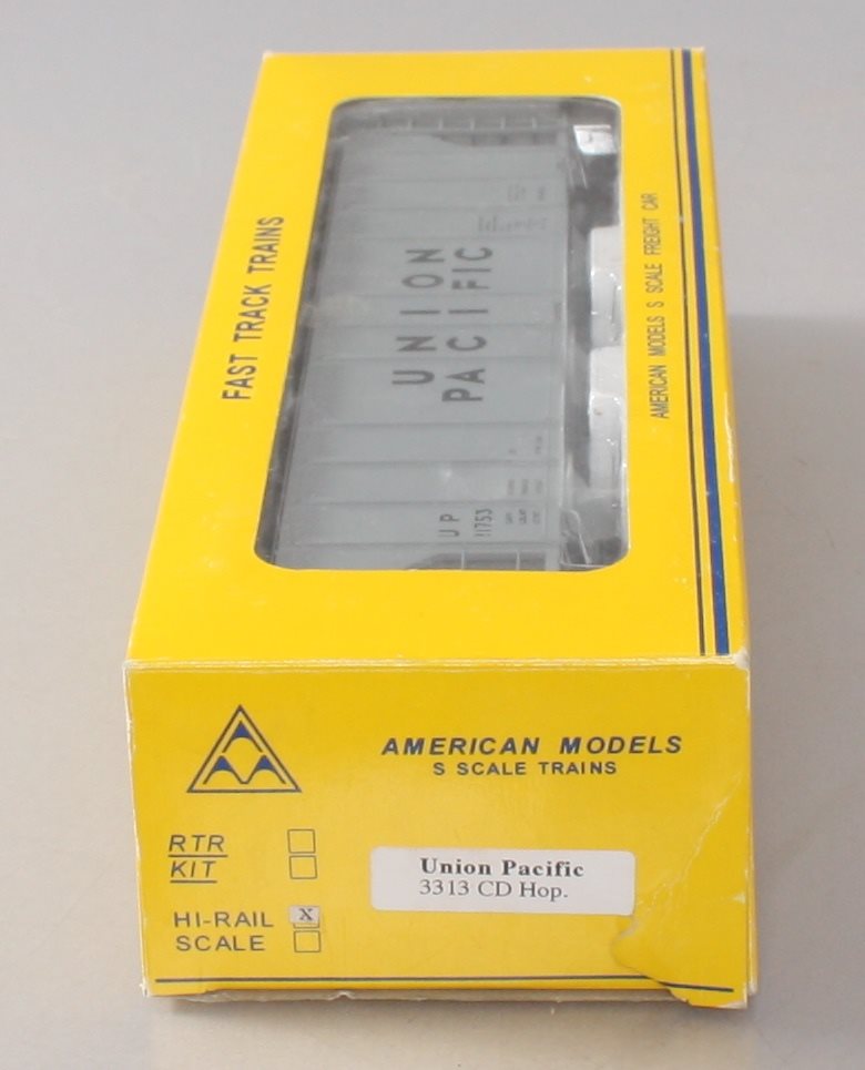 American Models 3313 S Scale Union Pacific CD 3- Bay Hopper #21753 LN/Box