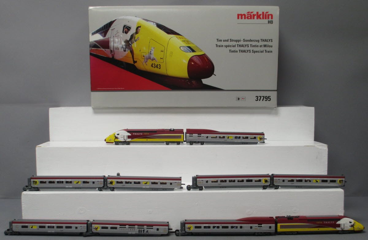 Marklin 37795 HO Scale Tintin THALYS Special Electric Train Set NIB