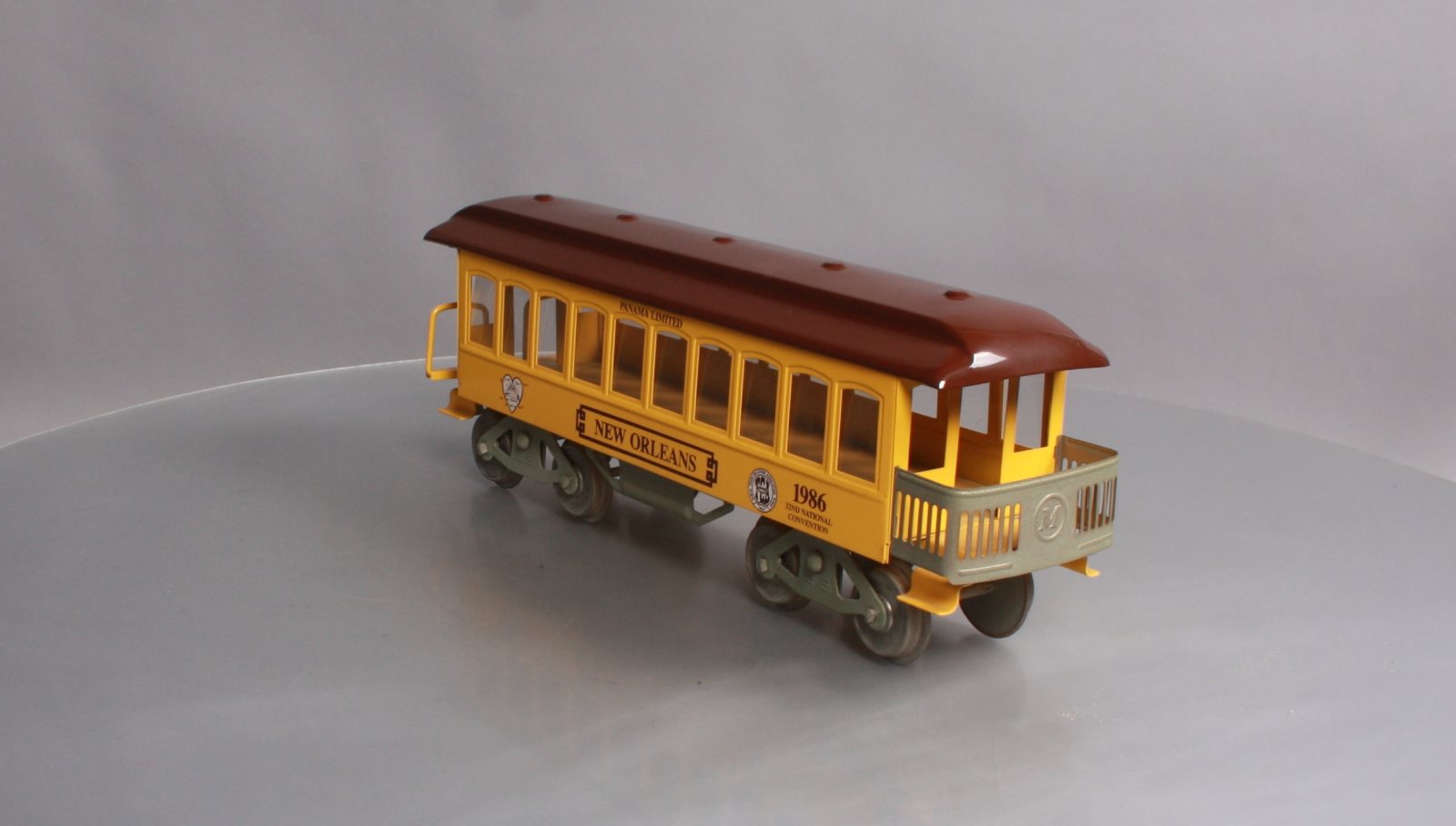 McCoy 1986 Standard Gauge TCA New Orleans Observation Car EX